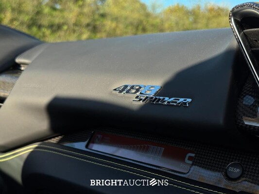 Ferrari 488 Spider HELE 3.9 V8 - Full Carbon – 670pk - Dealergarantie tot 05/2027