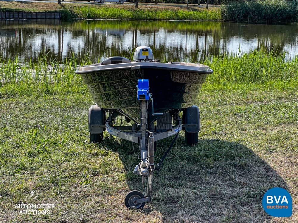 Rhea Gipsy V430 Sloep/Vissersboot inclusief Freewheel Trailer