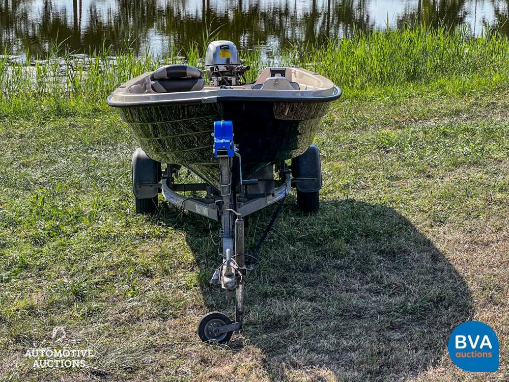 Rhea Gipsy V430 Sloep/Vissersboot inclusief Freewheel Trailer