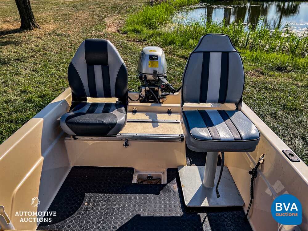 Rhea Gipsy V430 Sloep/Vissersboot inclusief Freewheel Trailer