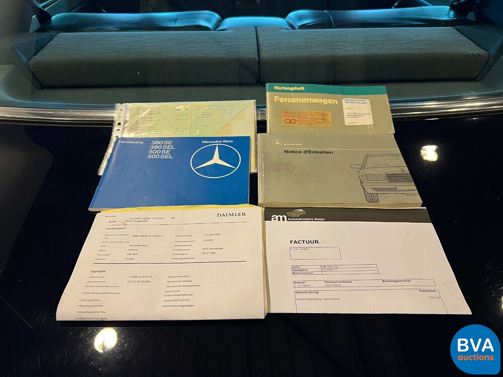 Mercedes-Benz 560 SEC 5.5 S-klasse 300pk 1986, 01-NNZ-7