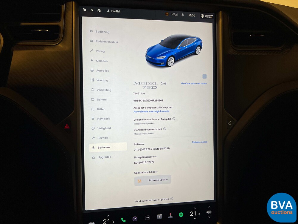 Tesla Model S 75D Base 476pk 2018 -Org. NL- FACELIFT, XD-326-D