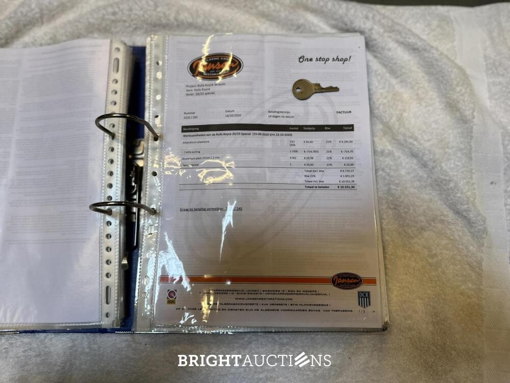 Rolls-Royce Hooper Cabriolet 3.7 6-In-Lijn 1935 Coach Built