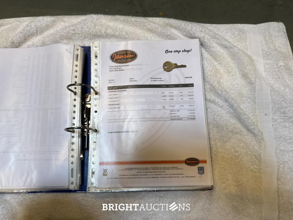 Rolls-Royce Hooper Cabriolet 3.7 6-In-Lijn 1935 Coach Built