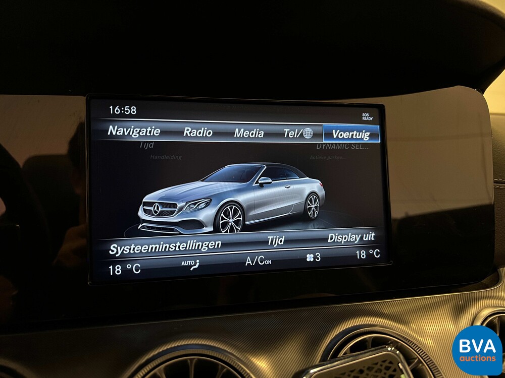 Mercedes-Benz E200 AMG Cabriolet Business E-Klasse 184pk 2018 NIEUW-MODEL, RN-323-L