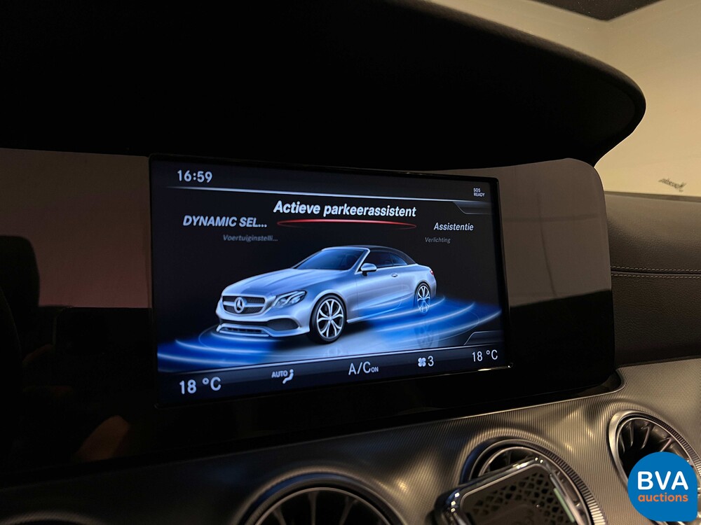 Mercedes-Benz E200 AMG Cabriolet Business E-Klasse 184pk 2018 NIEUW-MODEL, RN-323-L