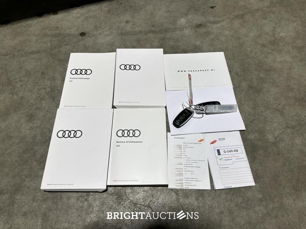 Audi Q8 50 3.0 TDI V6 Quattro Pro Line S 286pk 2019, G-549-KB