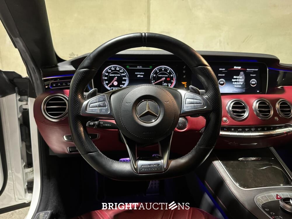 Mercedes-Benz S63 AMG 5.5 V8 4Matic+ 585hp 2015 -CARBON- (Original-NL) S-Class Coupe , 6-ZFV-98