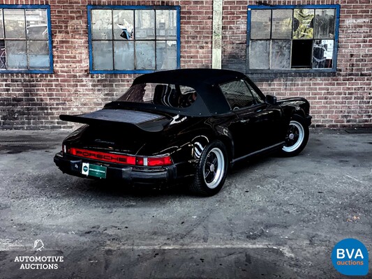 Porsche 911 Convertible 3.2 209 hp 1986.