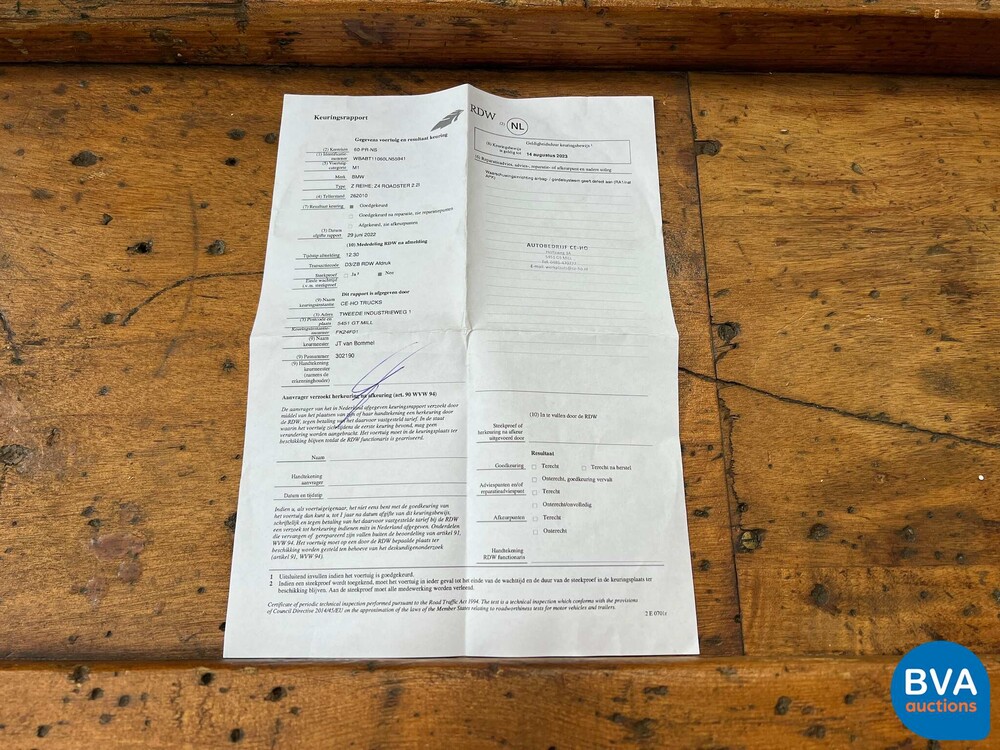 BMW Z4 Roadster 2.2i Pure 170PS 2004 -Org. NL-, 60-PRN-S.