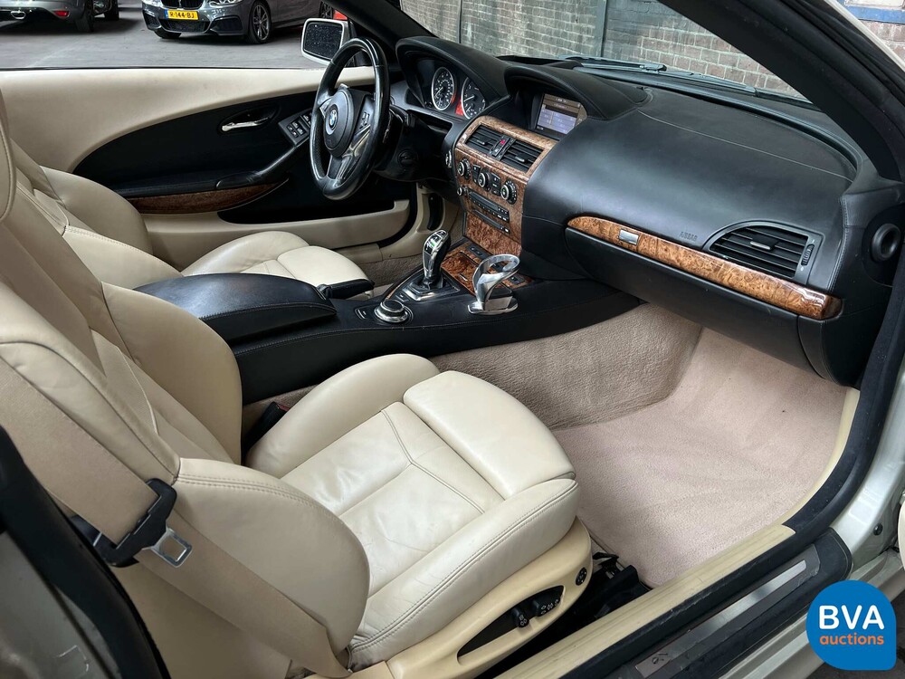 BMW 650i Cabriolet High Executive E64 4.8 SMG 367 PS 6er Serie 2008.