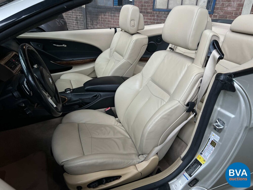 BMW 650i Cabriolet High Executive E64 4.8 SMG 367 PS 6er Serie 2008.