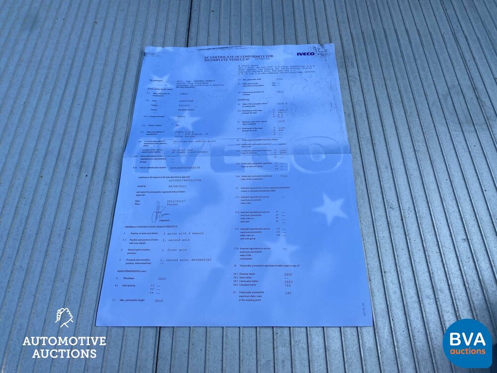 Iveco Daily BE Kombination 3.0 204PS 2012, 5-VVX-76.