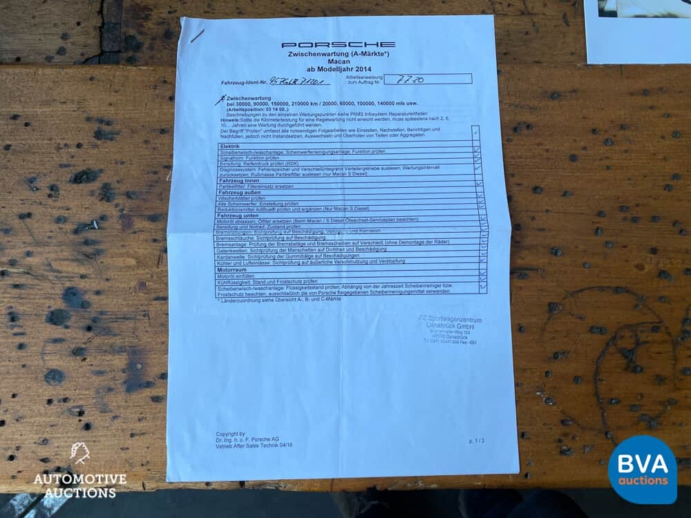 Porsche Macan S 3.0 D Sportchrono 258pk 2016, N-776-BK