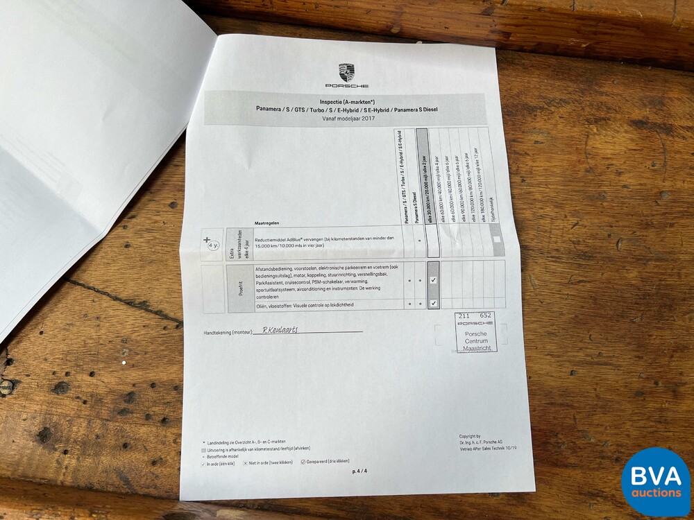 Porsche Panamera 4.0 Turbo S E-Hybrid SportChrono 680PS 2018 -Org. NL-, SR-852-J.