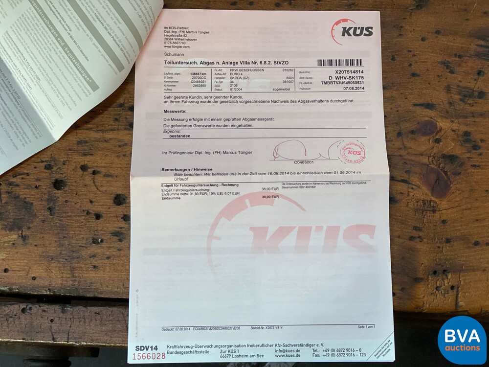 Skoda Superb 2.8 V6 Elegance 193pk 2004 -YOUNGTIMER-, HZ-728-K.