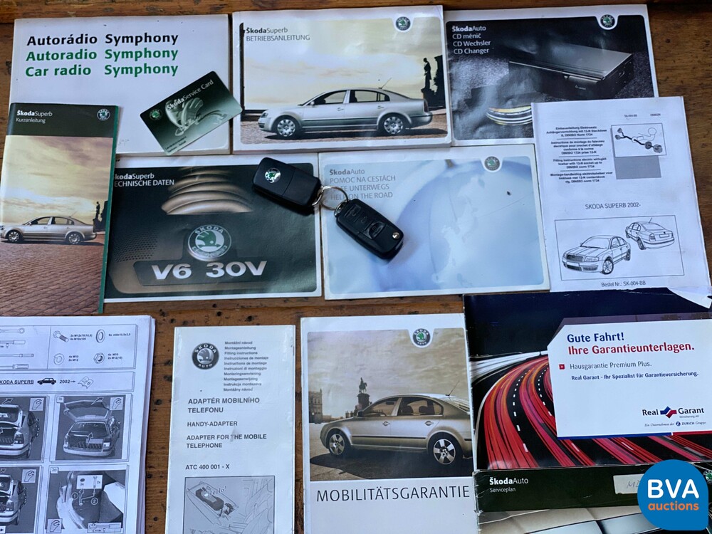 Skoda Superb 2.8 V6 Elegance 193pk 2004 -YOUNGTIMER-, HZ-728-K.