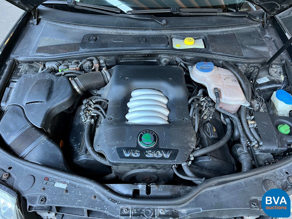 Skoda Superb 2.8 V6 Elegance 193pk 2004 -YOUNGTIMER-, HZ-728-K.