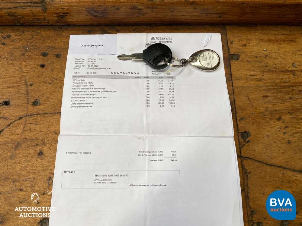 Peugeot 206 CC 2.0 136pk 2002 Cabriolet -Org. NL-, 65-JR-DG