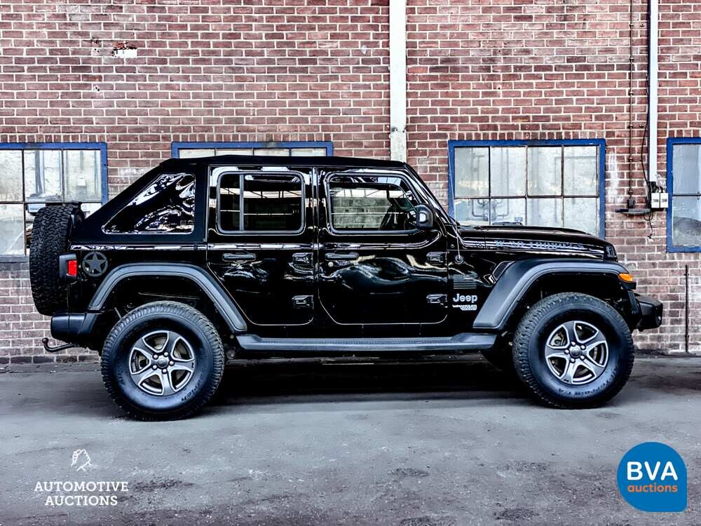 Jeep Wrangler 2.2D Sahara Cabriolet 200pk 2019, VRS-62-B