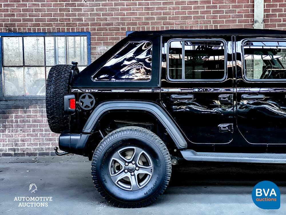 Jeep Wrangler 2.2D Sahara Cabriolet 200pk 2019, VRS-62-B