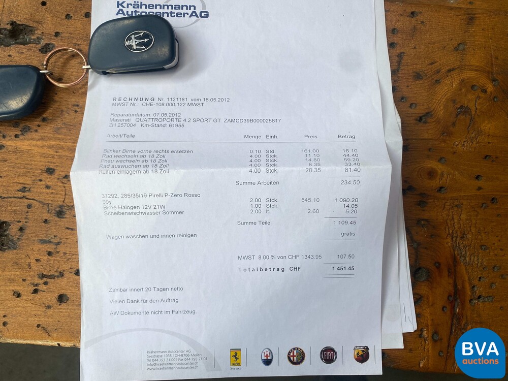 Maserati Quattroporte Executive GT 4.2 V8 400pk 2006 -YOUNGTIMER-