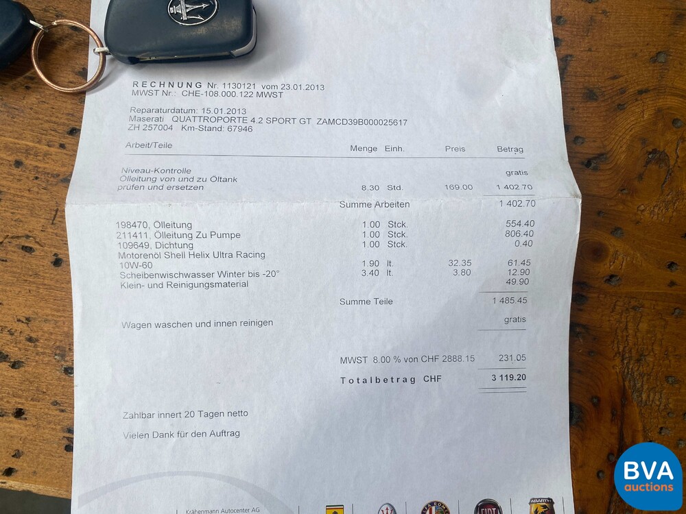 Maserati Quattroporte Executive GT 4.2 V8 400pk 2006 -YOUNGTIMER-