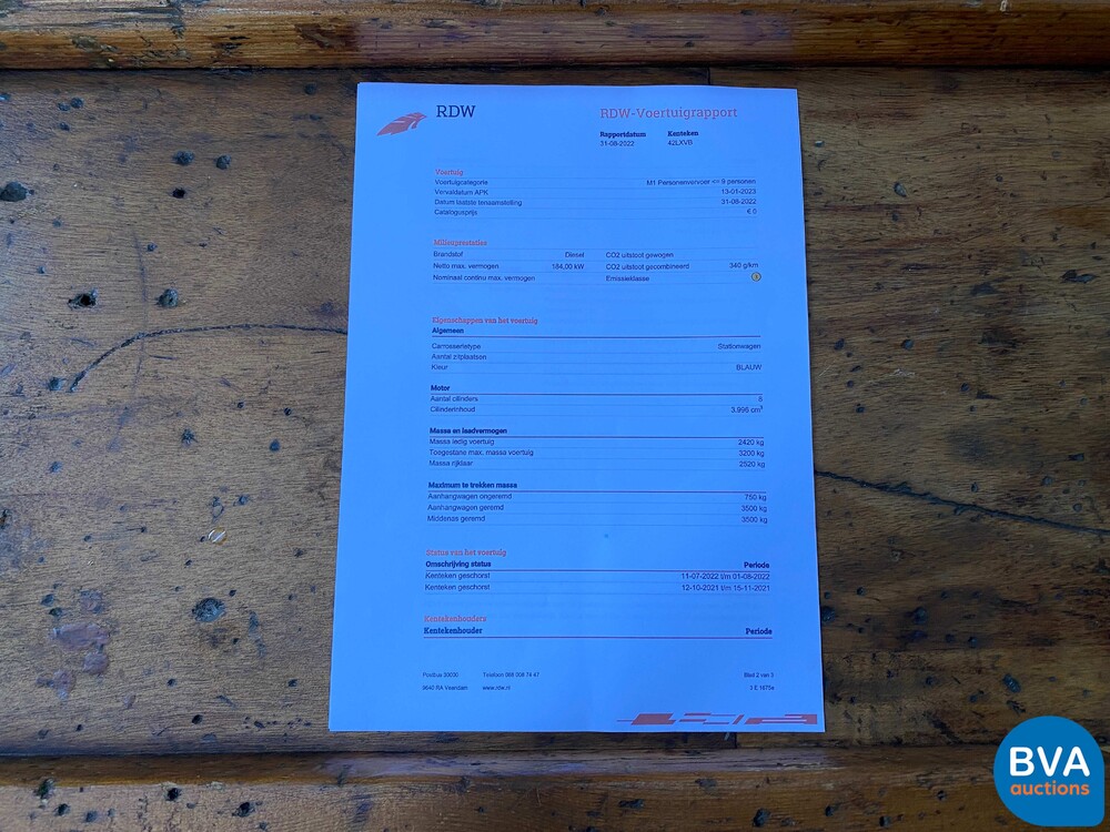 Mercedes-Benz G-Klasse 400 CDI V8 250pk W463 Lang -ORG-NL-, 42-LX-VB