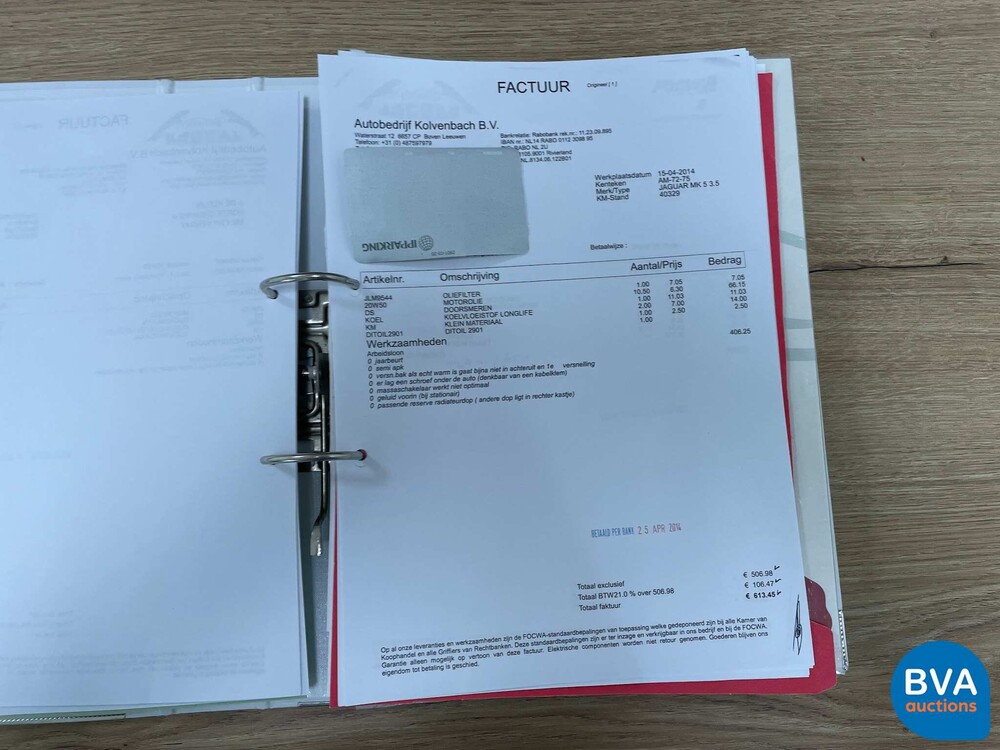 Jaguar Mark V DHC 170pk 1951, AM-72-75