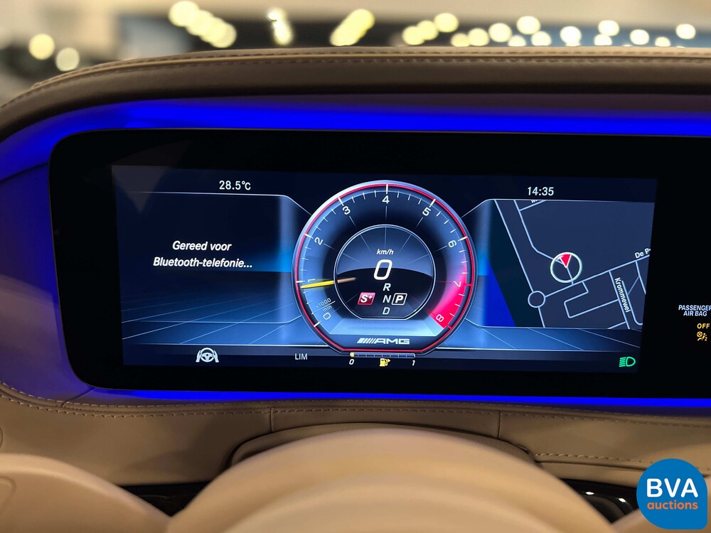 Mercedes-Benz S63 Lang AMG 4Matic+ S-klasse 612pk 2018 FACELIFT -Org. NL-, TJ-542-H