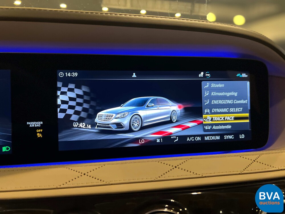 Mercedes-Benz S63 Lang AMG 4Matic+ S-klasse 612pk 2018 FACELIFT -Org. NL-, TJ-542-H