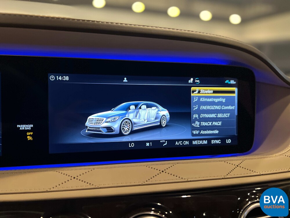 Mercedes-Benz S63 Lang AMG 4Matic+ S-klasse 612pk 2018 FACELIFT -Org. NL-, TJ-542-H