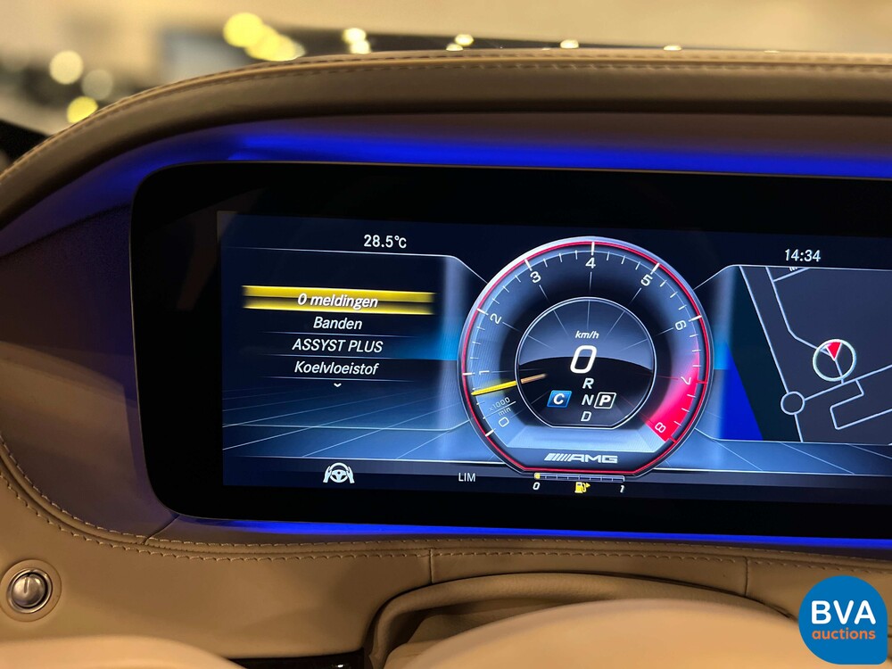 Mercedes-Benz S63 Lang AMG 4Matic+ S-klasse 612pk 2018 FACELIFT -Org. NL-, TJ-542-H