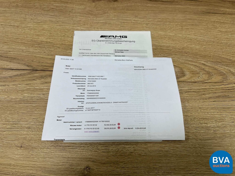 Mercedes-AMG GT Roadster 4.0 V8 476pk 2018, P-583-FT