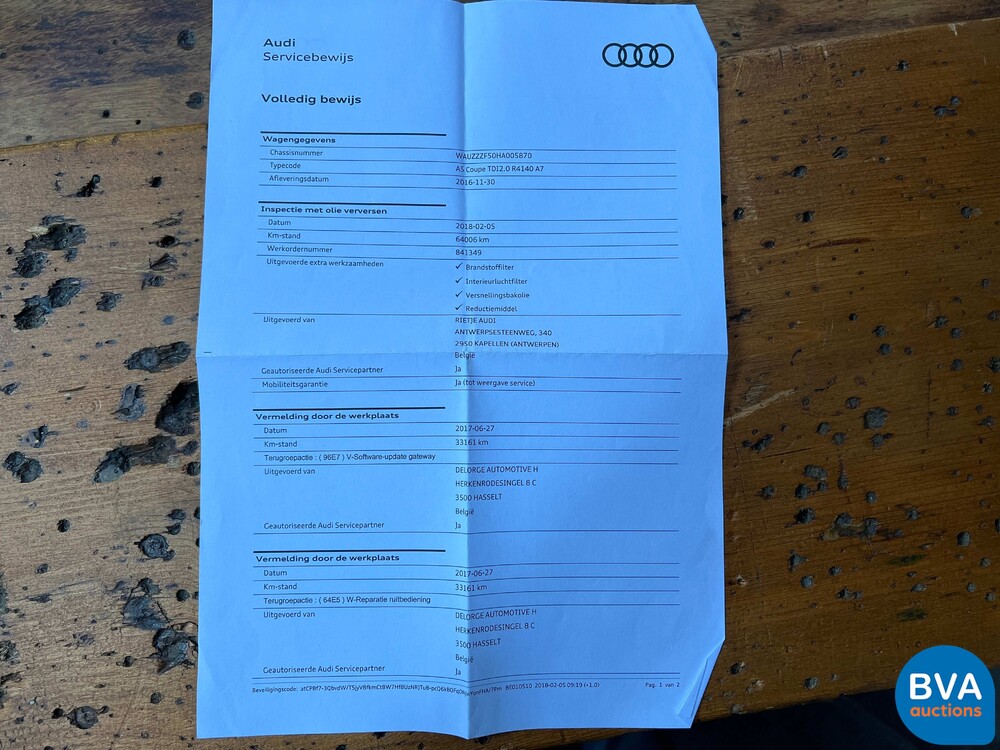 Audi A5 2.0 TDi S-Line Coupe 190pk Virtual Cockpit 2016