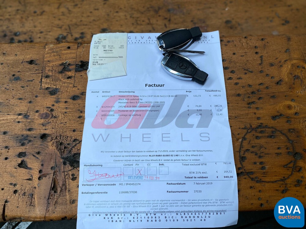 Mercedes-Benz S500 S Klasse 5.0 306PS 1999 -Org. NL-, 45-DP-FS.