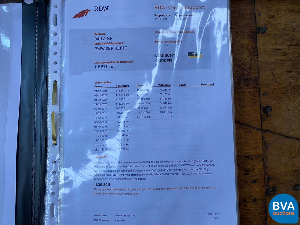 BMW 318Ci Executive 3-serie Cabriolet 143pk 2003 -Org. NL-, 04-LJ-KP