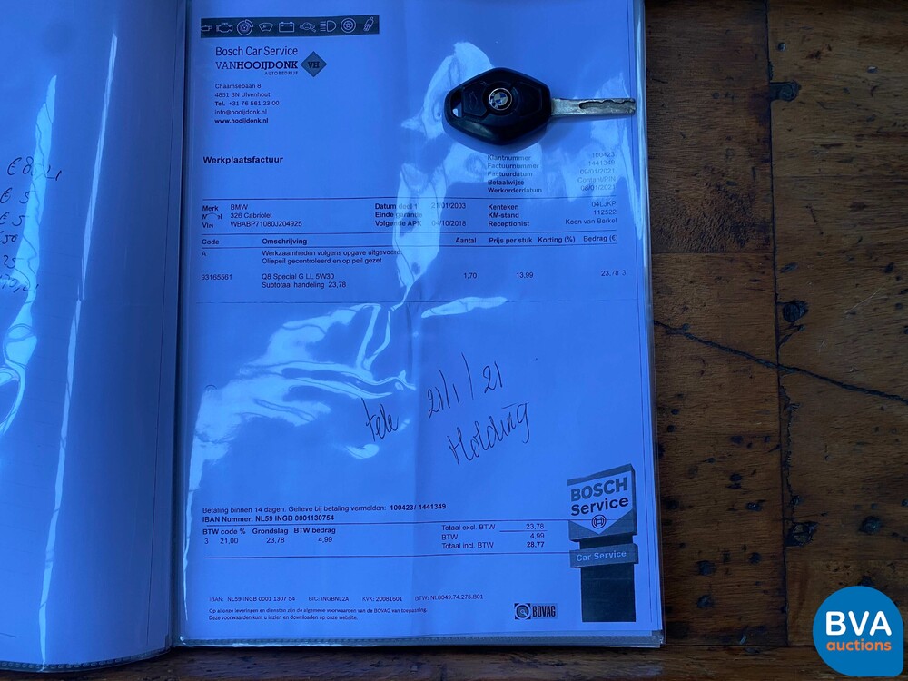 BMW 318Ci Executive 3-serie Cabriolet 143pk 2003 -Org. NL-, 04-LJ-KP