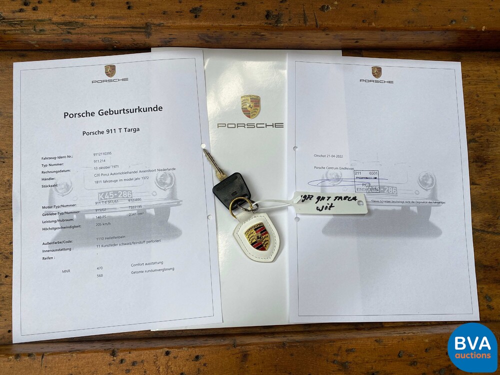 Porsche 911 2.4T Targa Olieklep 140pk 1972