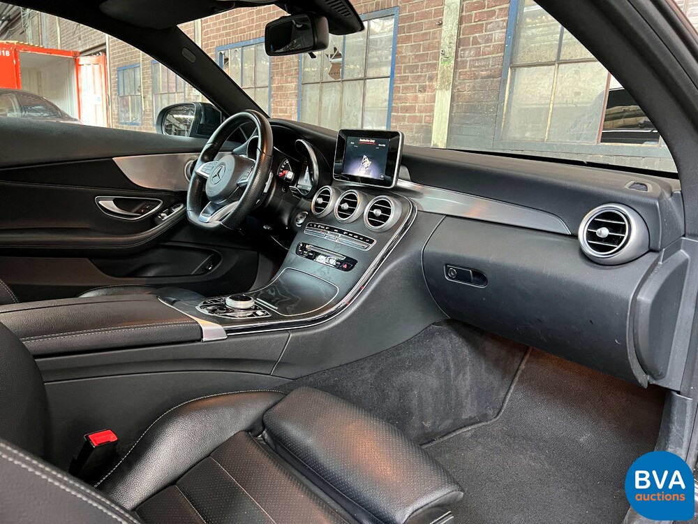 2017 Mercedes-Benz C180 Coupe AMG Premium Plus 156pk, G-955-VT.
