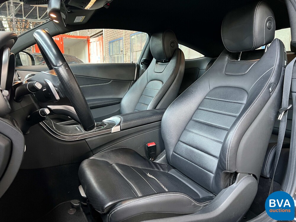 2017 Mercedes-Benz C180 Coupe AMG Premium Plus 156pk, G-955-VT.