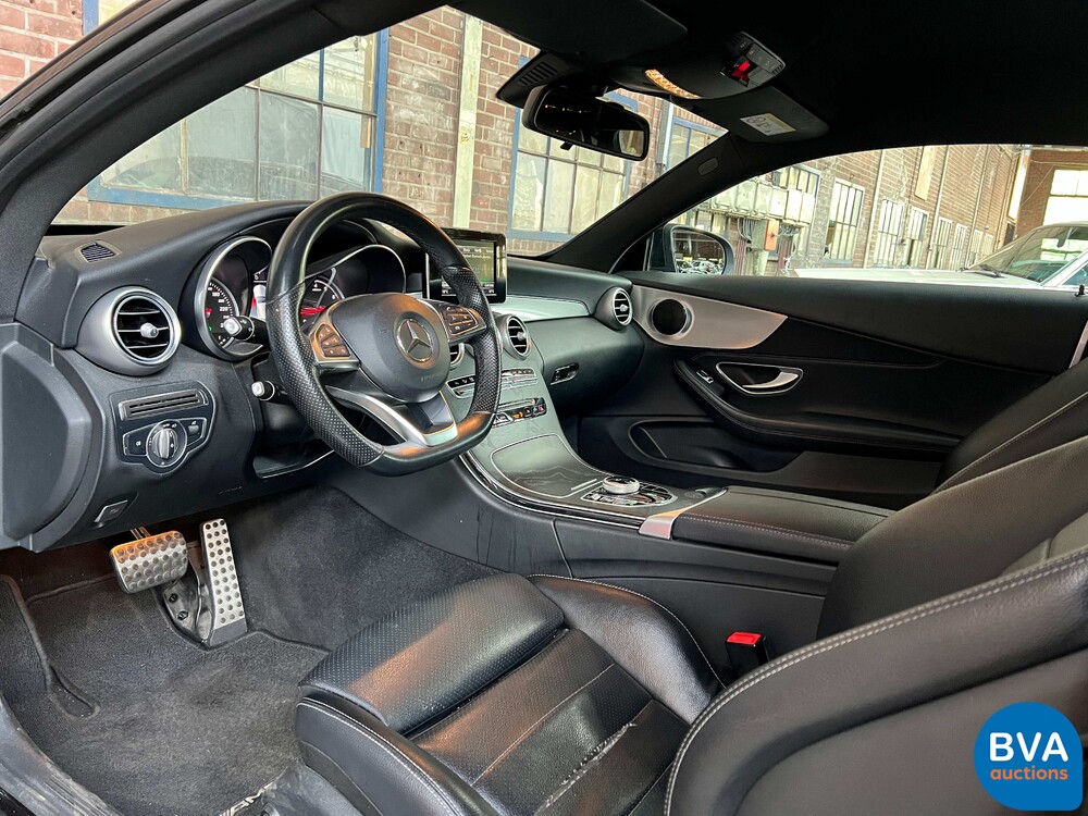 2017 Mercedes-Benz C180 Coupe AMG Premium Plus 156pk, G-955-VT.