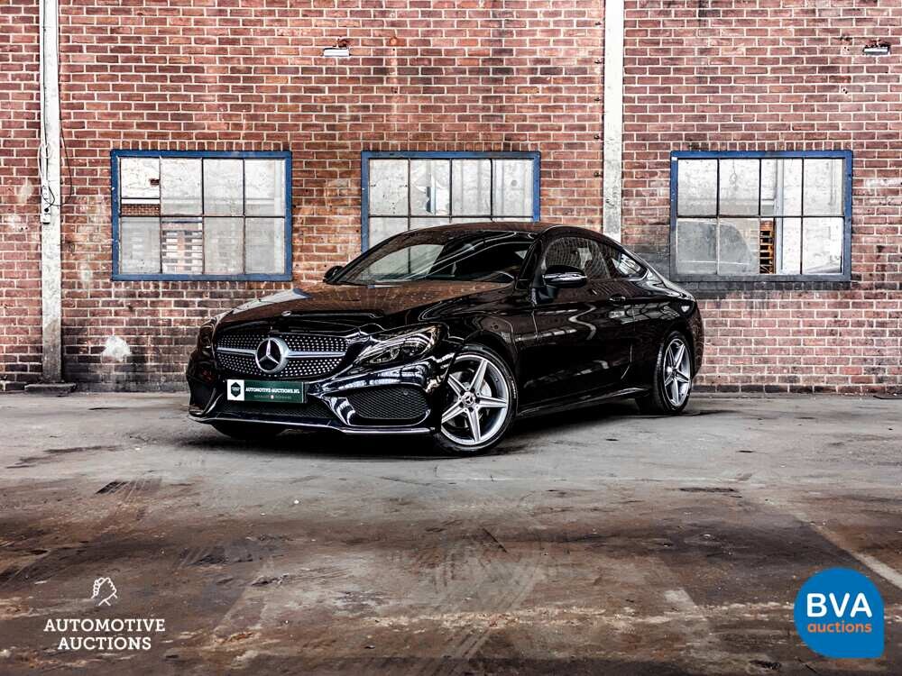 2017 Mercedes-Benz C180 Coupe AMG Premium Plus 156pk, G-955-VT.