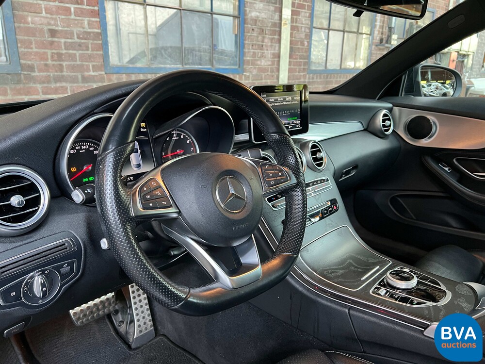 2017 Mercedes-Benz C180 Coupe AMG Premium Plus 156pk, G-955-VT.
