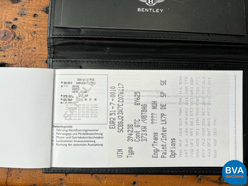 Bentley Continental GTC 4.0 V8 Automaat 507pk 2012 FACELIFT, 5-KFZ-02