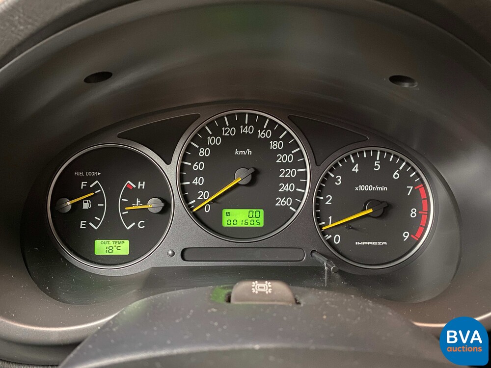 Subaru Impreza 2.0 WRX 4x4 Turbo 219pk 2002 -NIEUW-