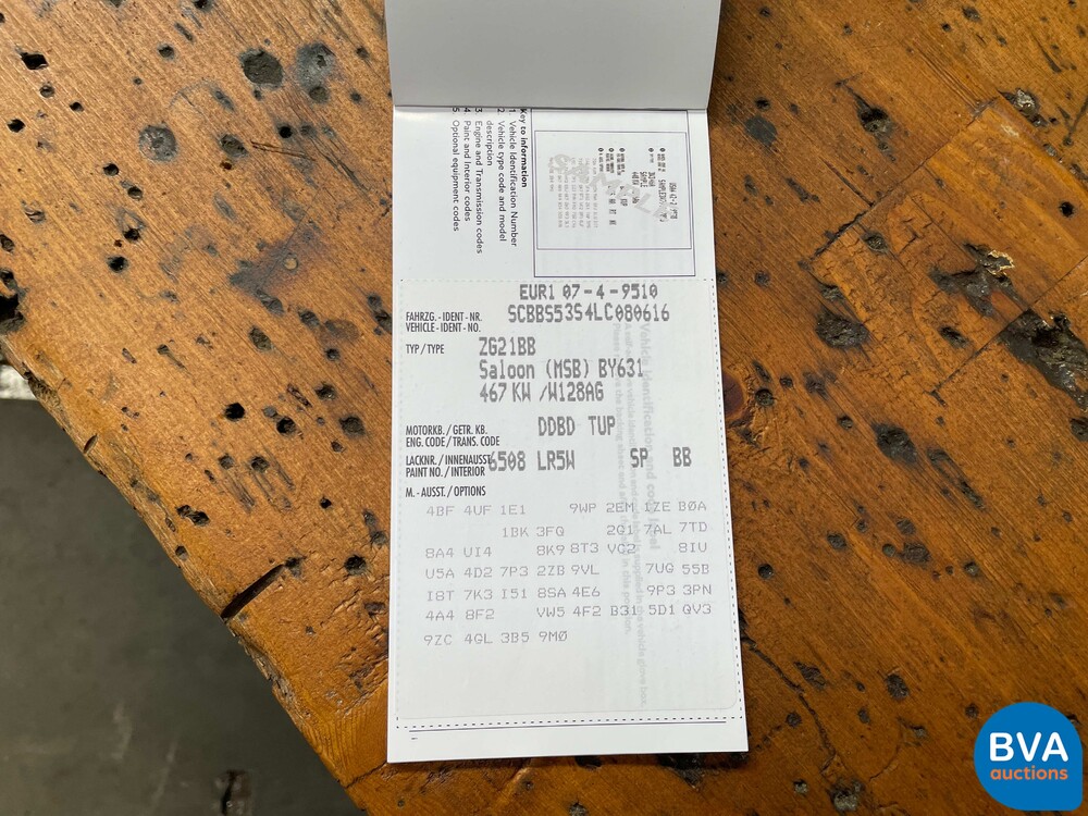 Bentley Flying Spur 6.0 W12 S 635pk 2020 Nieuw Model