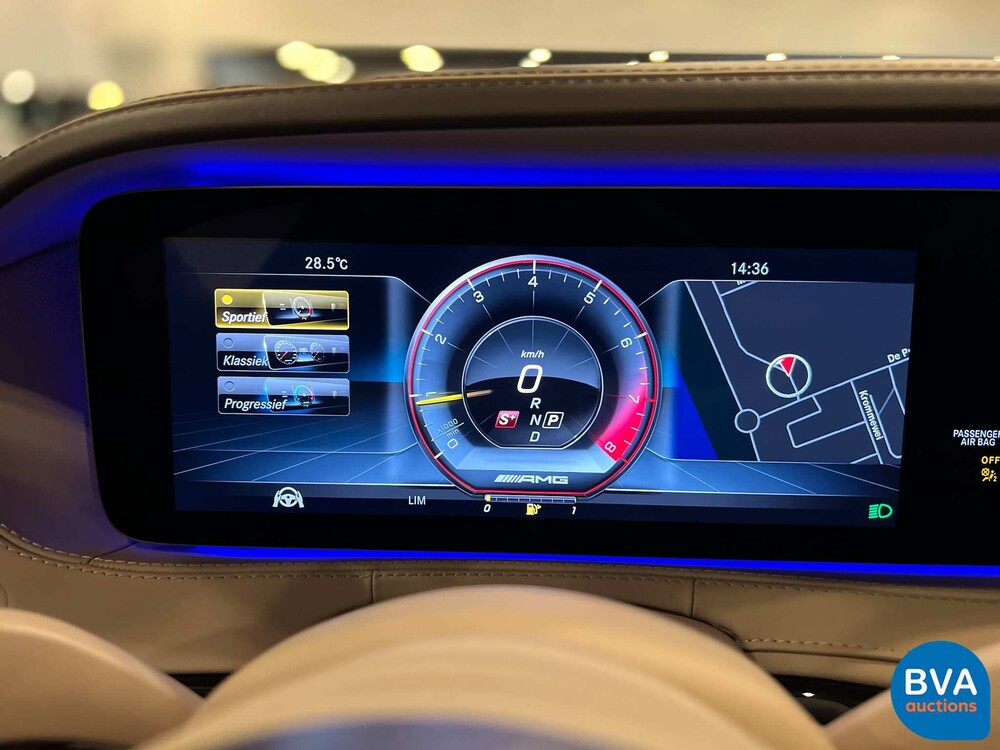 Mercedes-Benz S63 Lang AMG 4Matic+ S-klasse 612pk 2018 FACELIFT -Org. NL-, TJ-542-H
