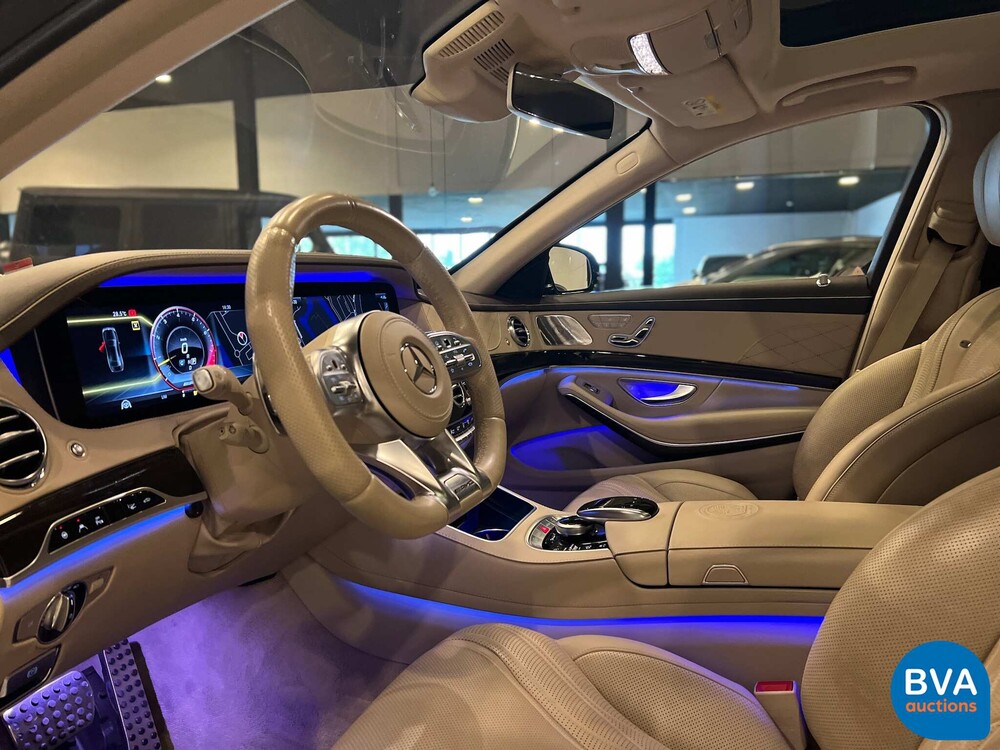 Mercedes-Benz S63 Lang AMG 4Matic+ S-klasse 612pk 2018 FACELIFT -Org. NL-, TJ-542-H