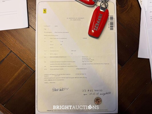 Ferrari 488 Spider HELE 3.9 V8 - Full Carbon – 670pk - Dealergarantie tot 05/2027